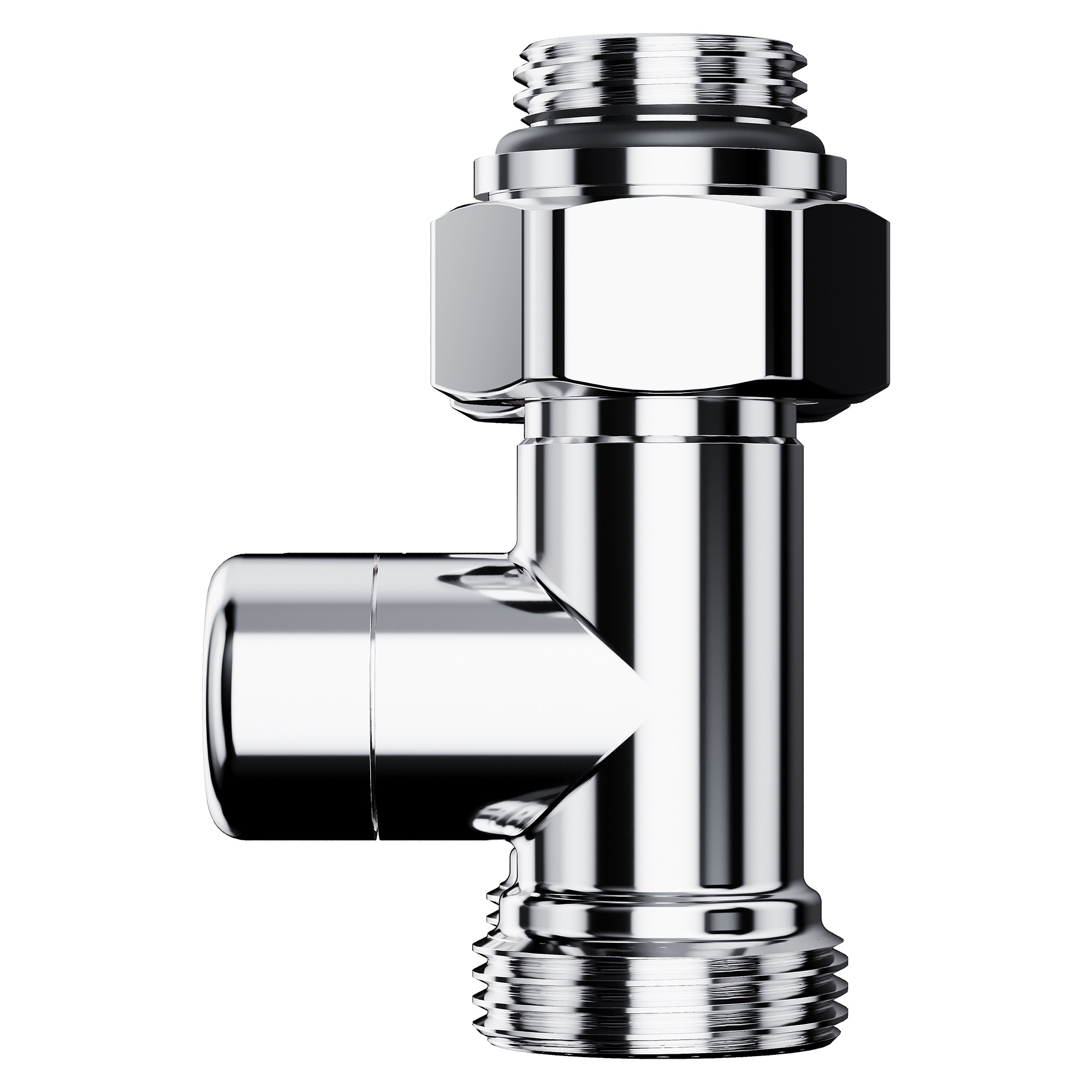 Узел нижнего подключения Royal Thermo Design прямой 1/2 x 3/4 EK хром RTE 07.00103