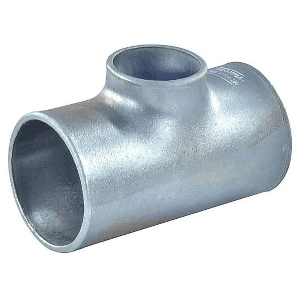 Тройник стальной переходной бесшовный оцинкованный Нептун-Сервис 57х45 мм (Ду 50х40) ГОСТ 17376-2001 НС-1733920