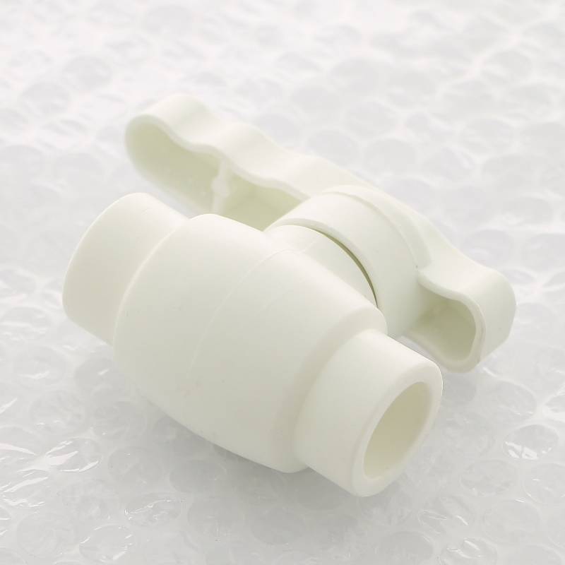 Кран шаровой PPR Pro Aqua Standart 20 мм белый с ручкой PA44008