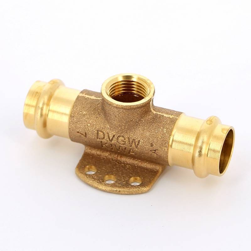 Тройник-водорозетка Viega Sanpress с SC-Contur 22 мм x 1/2 625726