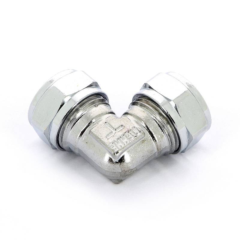 Угол обжимной Tiemme 15 мм хромированный 1130009