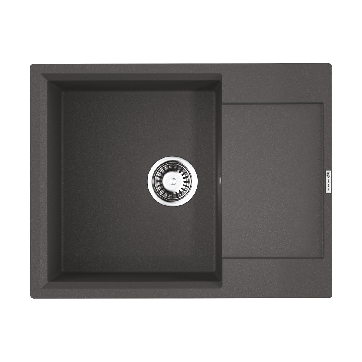 Кухонная мойка Omoikiri Daisen 65T PL Tetogranit 65х51 см крыло справа платина 4993517