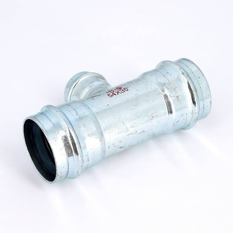 Тройник пресс IBP >B< Press Carbon 54х35х54 мм оцинкованная сталь PC5130 0543554