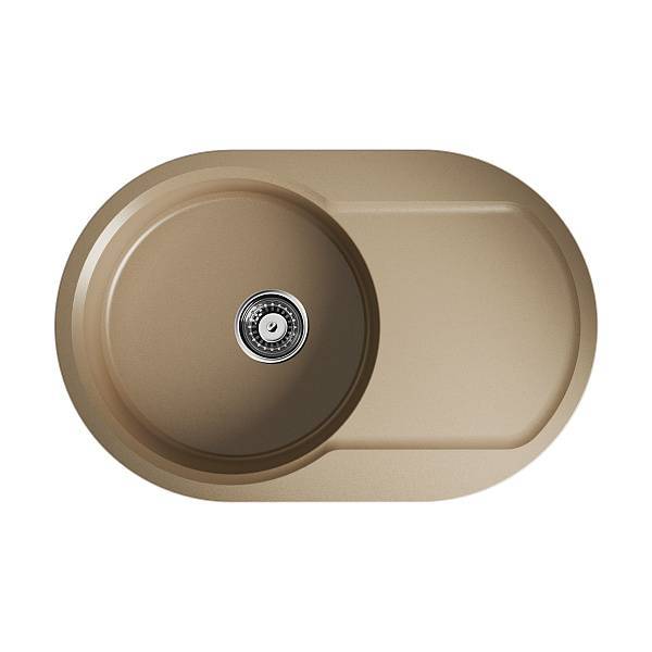 Кухонная мойка Omoikiri Manmaru 78-CA Artgranit 78x51 см карамель 4993359