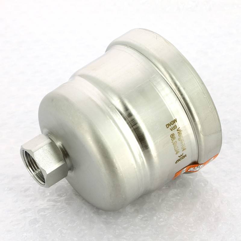 Заглушка Viega Sanpress Inox XL 88.9x3/4 нержавеющая сталь с отверстием ВР 557898