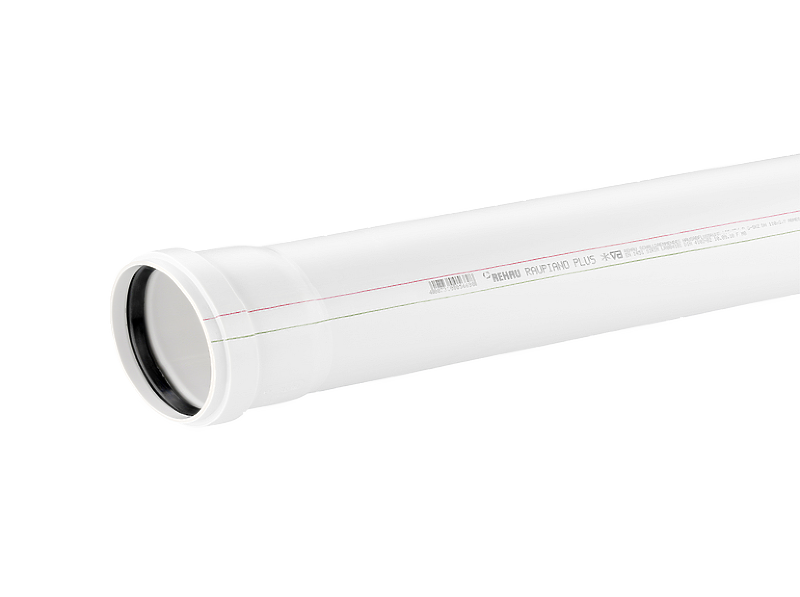 Труба канализационная шумопоглощающая REHAU RAUPIANO PLUS 50x2000 мм 11201741000