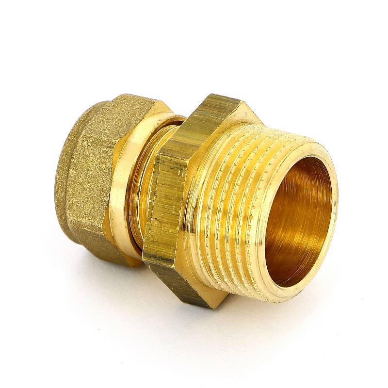 Муфта обжимная Tiemme 1100 15х3/4 наружная резьба 1100023