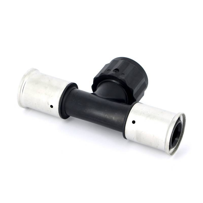 Тройник пресс с внутренней резьбой Henco PVDF 32х1х32 мм 13PK-320632