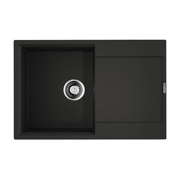 Кухонная мойка Omoikiri Daisen 78T-BL Tetogranit 78x51 см черный 4993527