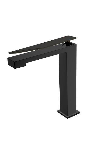 Смеситель для раковины Boheme Q высокий черный 142-BB.2