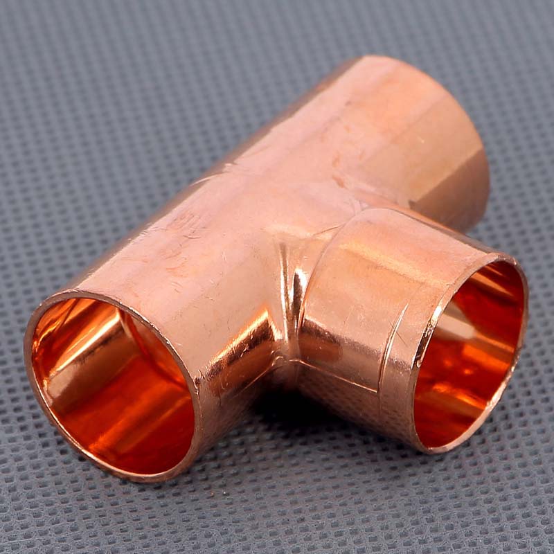 Тройник медный под пайку Viega 22 мм 100476