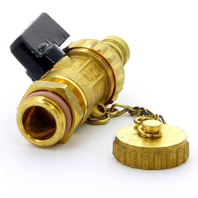 Кран шаровой сливной Bugatti KANSAS 1/2 флажок 07960005