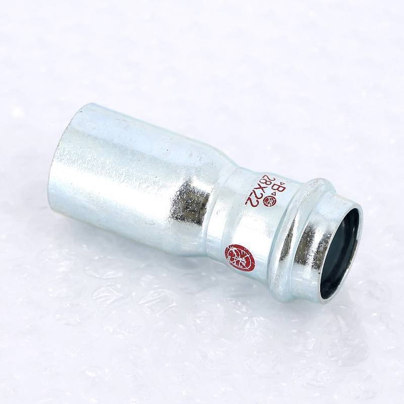 Муфта-вставка пресс IBP >B< Press Carbon 28х22 мм оцинкованная сталь PC5243 0282200