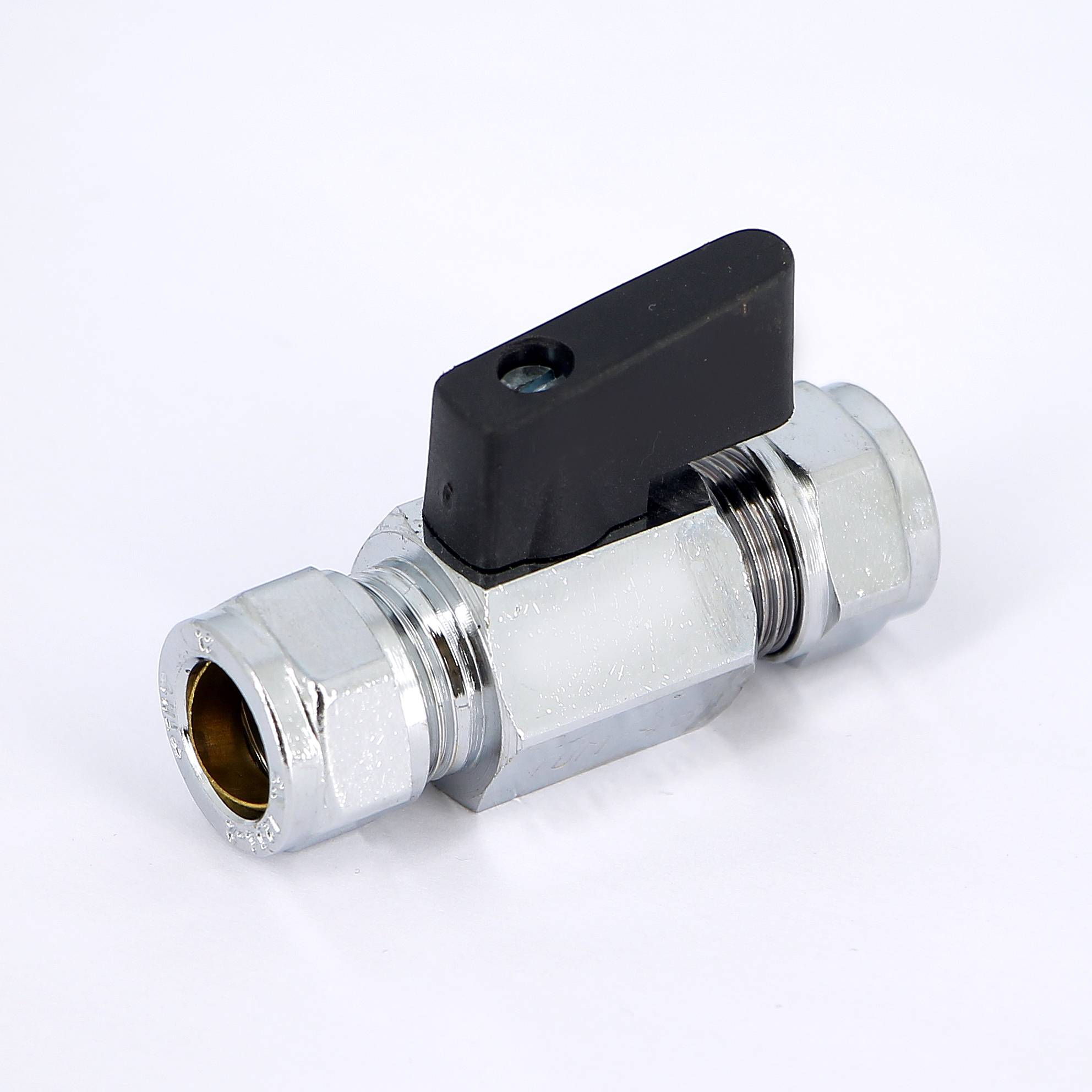 Кран шаровый мини Tiemme 12x12 мм обжим-обжим 2900005