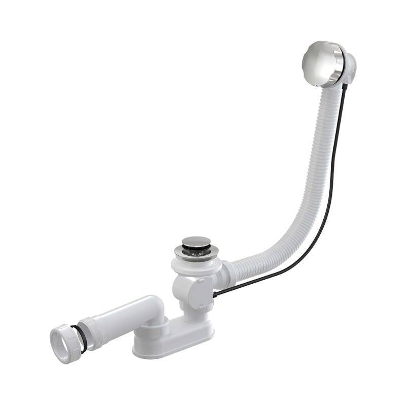 Слив-перелив для ванны Alcaplast A55K-RU-01 полуавтомат 40/50х570 мм хром A55K-RU-01