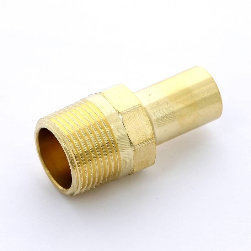 Переходник пресс Viega Sanpress 18 мм x 1/2 НР бронза 285081