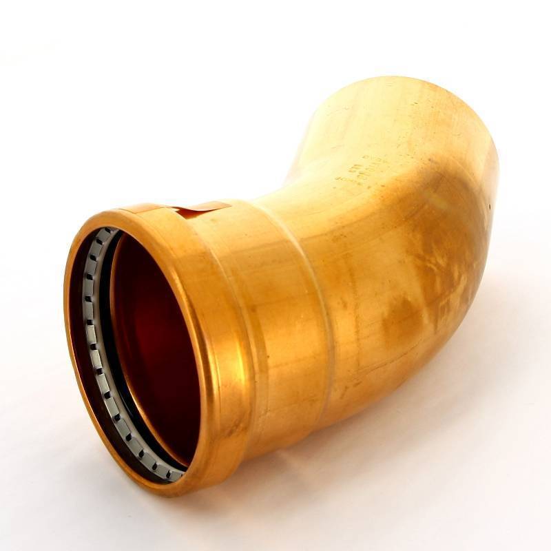 Угол-вставка 45° пресс Viega Profipress XL 88.9 мм медь 476946