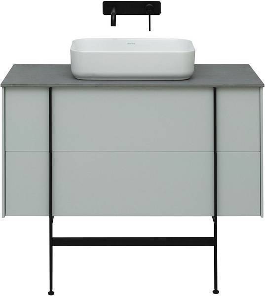 Тумба под раковину Allen Brau Reality 100 см серый/черный 1.32007.PWM