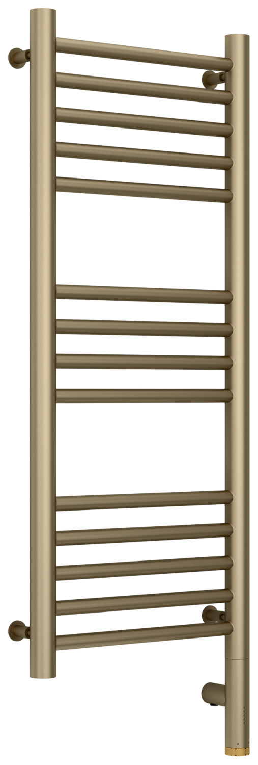 Полотенцесушитель электрический Сунержа Богема 3.0 прямая 332х924 мм правое золотой шёлк матовый 32-5805-8030