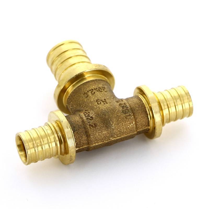 Тройник надвижной REHAU RAUTITAN RX 16х20х16 мм бронза 1377747