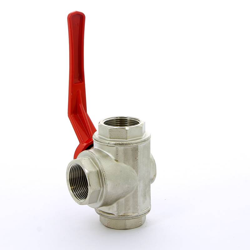 Кран шаровой Itap трехходовой L-порт ВВ рычаг 1 1/4 1280114