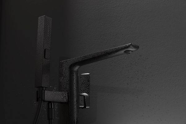 Смеситель для ванны с душем Allen Brau Infinity черный матовый 5.21009-31