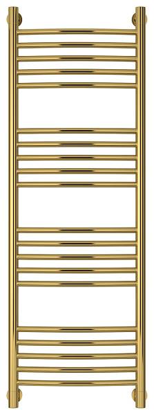 Полотенцесушитель водяной Сунержа Богема+ с 1 полкой 400x1200 мм золото 03-0221-1240