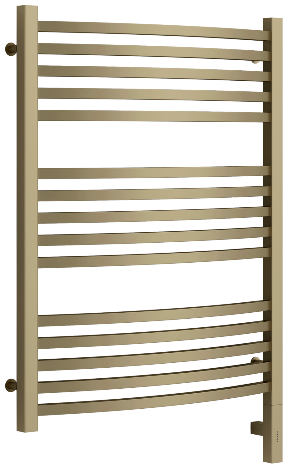 Полотенцесушитель электрический Сунержа Аркус 3.0 630x920 мм правое подключение золотой шёлк матовый 32-5705-8060