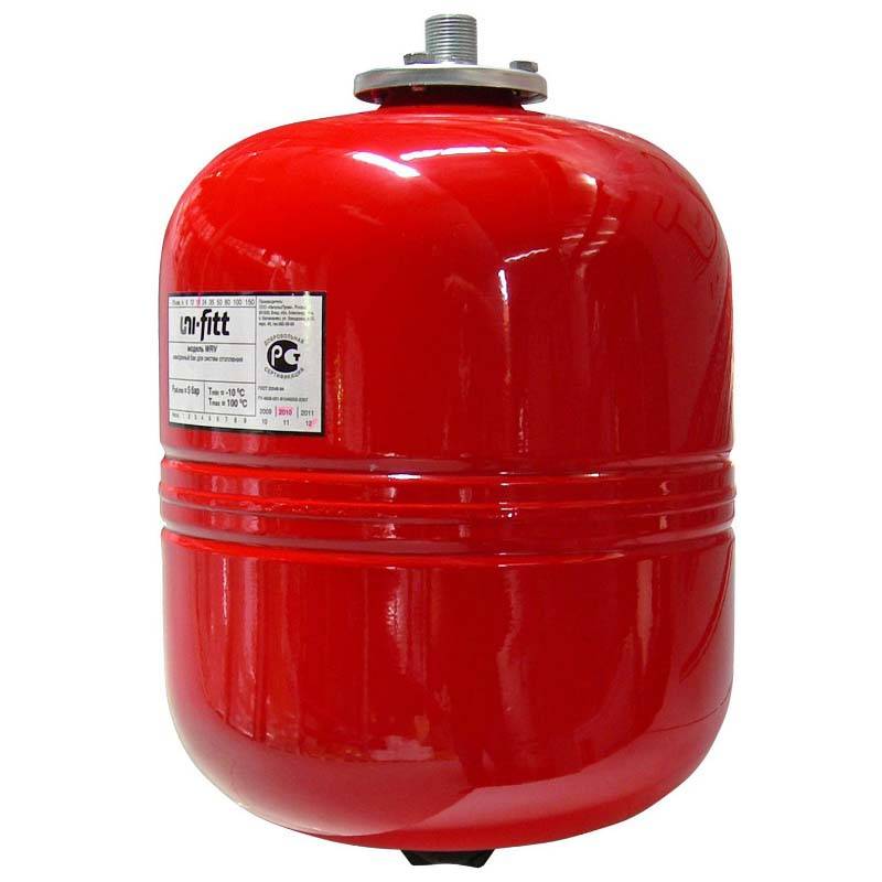 Расширительный бак для отопления Uni-Fitt WRV 12 л 3/4 вертикальный WRV12-U