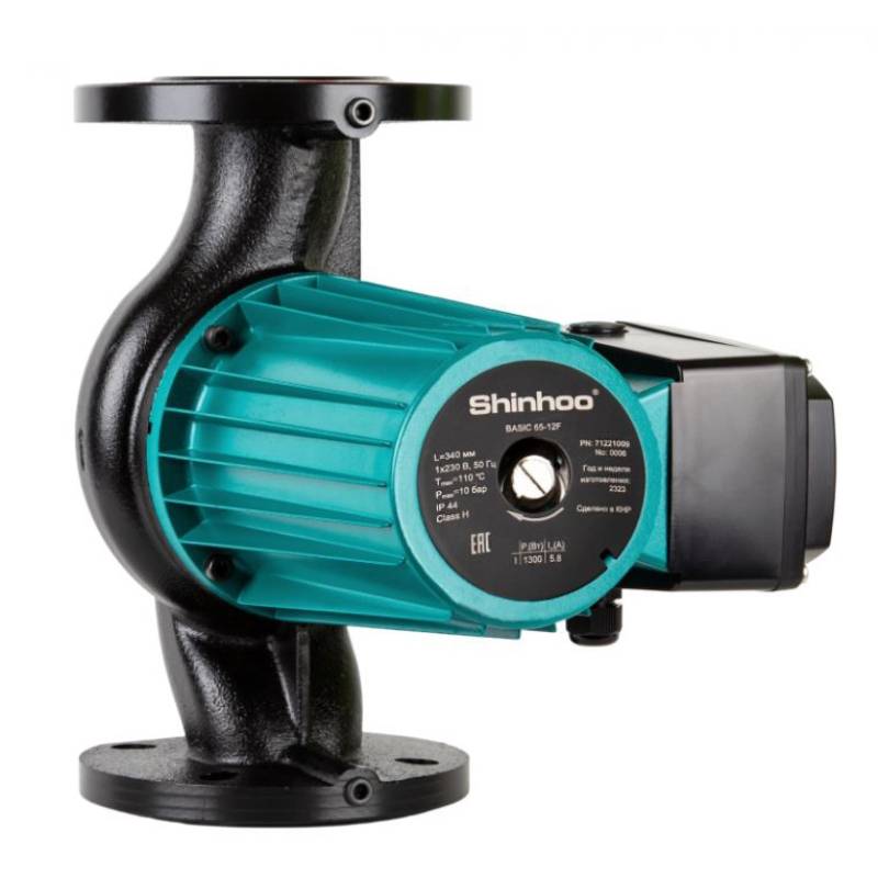 Насос циркуляционный Shinhoo BASIC 50-12F фланцевый 1x230 В 71221005