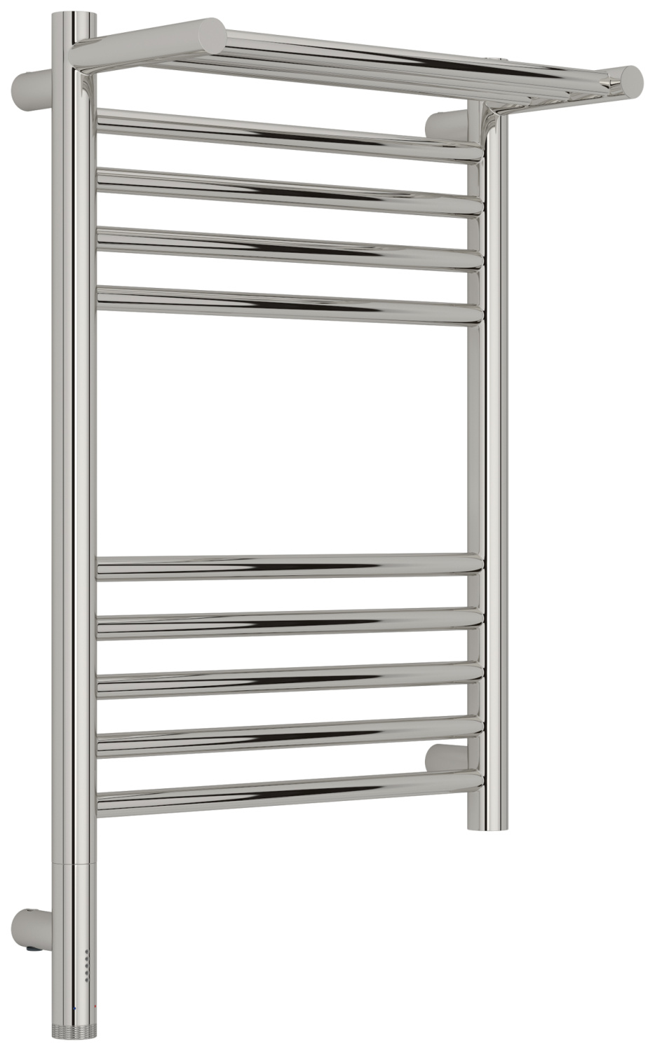 Полотенцесушитель электрический Сунержа Богема 3.1 с 1 полкой 400x600 мм левый без покрытия 00-6006-6040