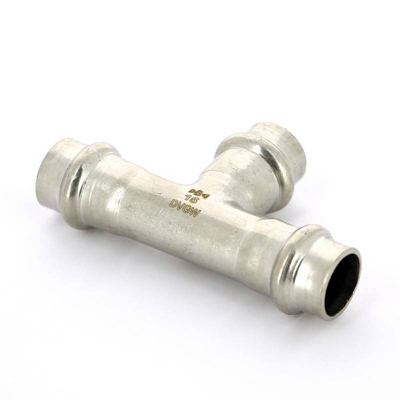 Тройник пресс IBP 15 мм нержавеющая сталь PS5130 0151515