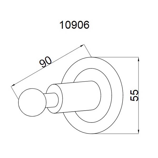 Крючок для ванной Boheme Murano Cristal золото 10906-CRST-G