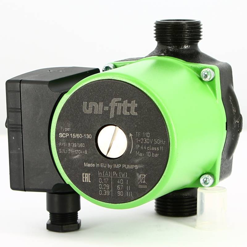 Насос циркуляционный Uni-Fitt SCP 15/60 130 мм 913S1560