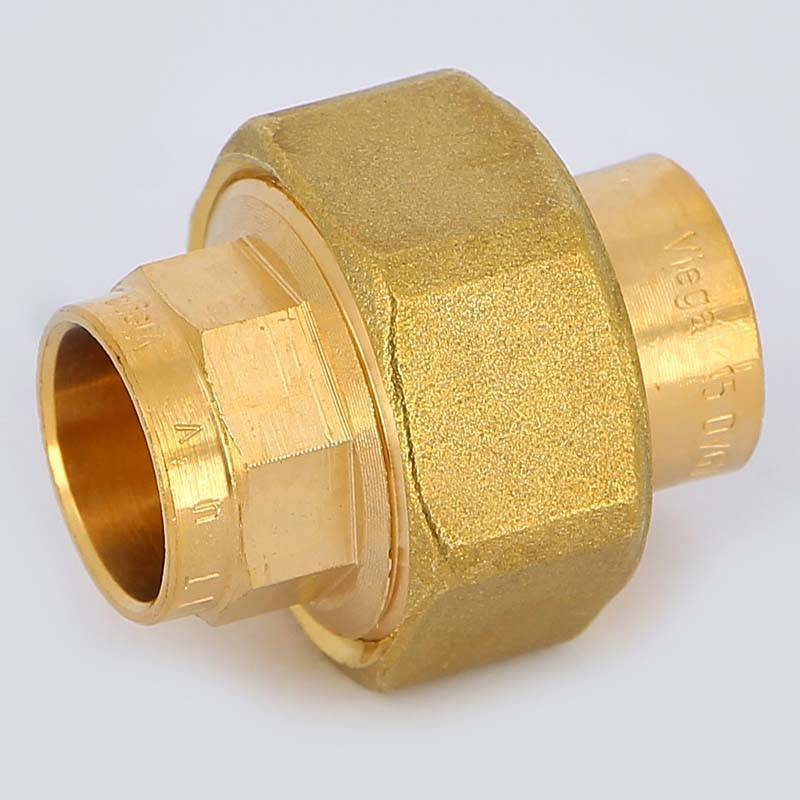 Разъемное соединение Viega 94343 пайка-пайка с плоской прокладкой 15 мм 110239