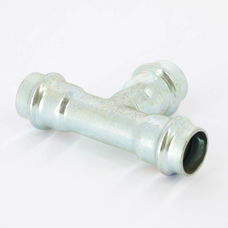 Тройник пресс Viega Prestabo LF оцинкованная сталь 18 мм 716486