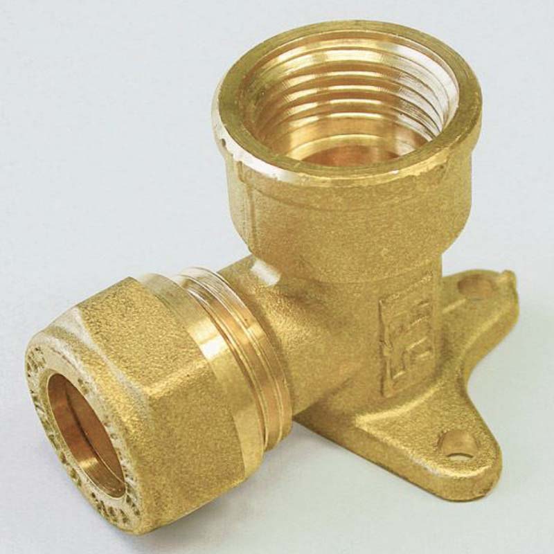 Водорозетка обжимная Tiemme 15x1/2 ВР латунь 1100004