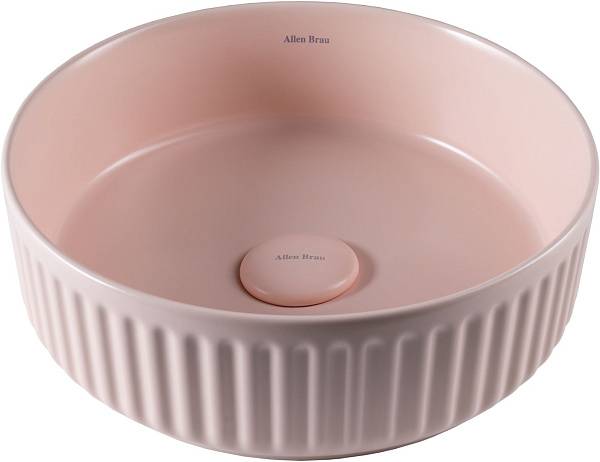 Раковина-чаша Allen Brau Fantasy 36х36х12 см розовый 4.11032.SM