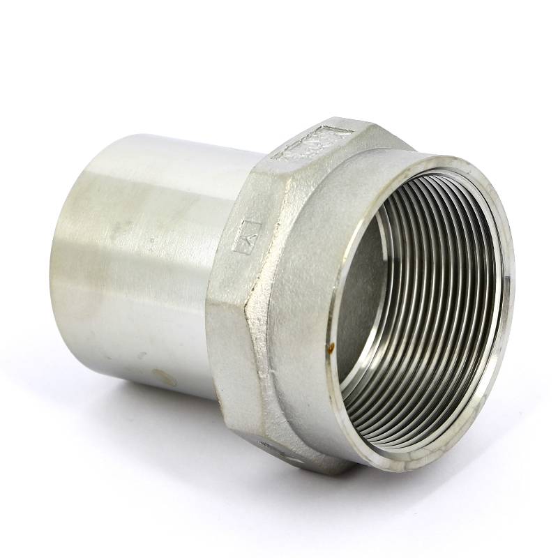 Вставка с внутренней резьбой Viega Sanpress Inox 54x2 нержавеющая сталь 436889