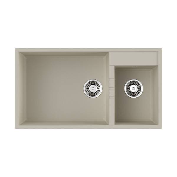 Кухонная мойка Omoikiri Tedori 85-2-U-WH 85x46.5 см белый 4993943