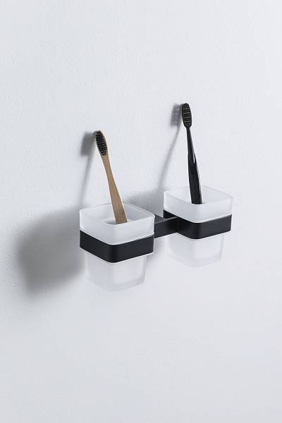 Стаканы с держателем Allen Brau Infinity белый черный 6.21003-31