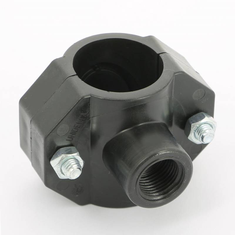 Седловая врезка Unidelta 40х1/2 2 болта для труб ПНД 1019040002