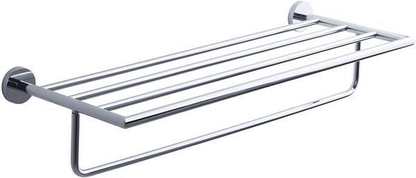 Полка для полотенец с полотенцедержателем Allen Brau Priority хром 6.31014-00