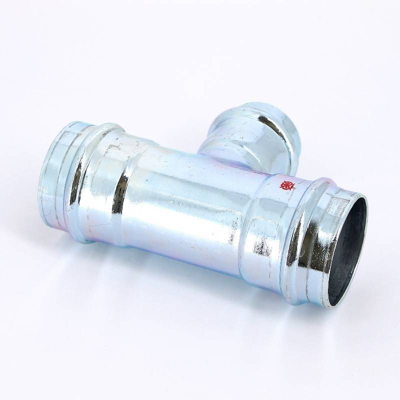 Тройник пресс IBP >B< Press Carbon 54х42х54 мм оцинкованная сталь PC5130 0544254