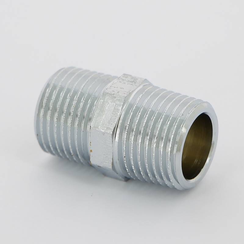 Ниппель бронзовый Viega 1/2 хромированный 447908