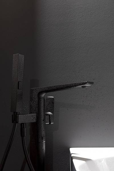 Смеситель для ванны с душем Allen Brau Infinity черный матовый 5.21009-31