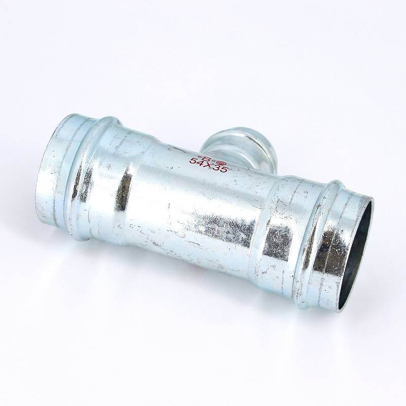 Тройник пресс IBP >B< Press Carbon 54х35х54 мм оцинкованная сталь PC5130 0543554