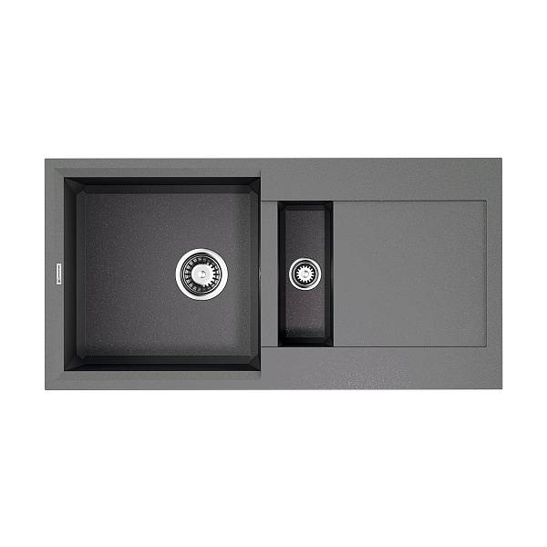 Кухонная мойка Omoikiri Sakaime 86-2 Tetogranit 86x46.5 см leningrad grey 4993560