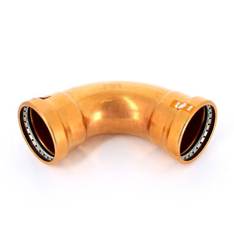 Отвод пресс медный Viega Profipress XL 76.1 мм 90° 476847