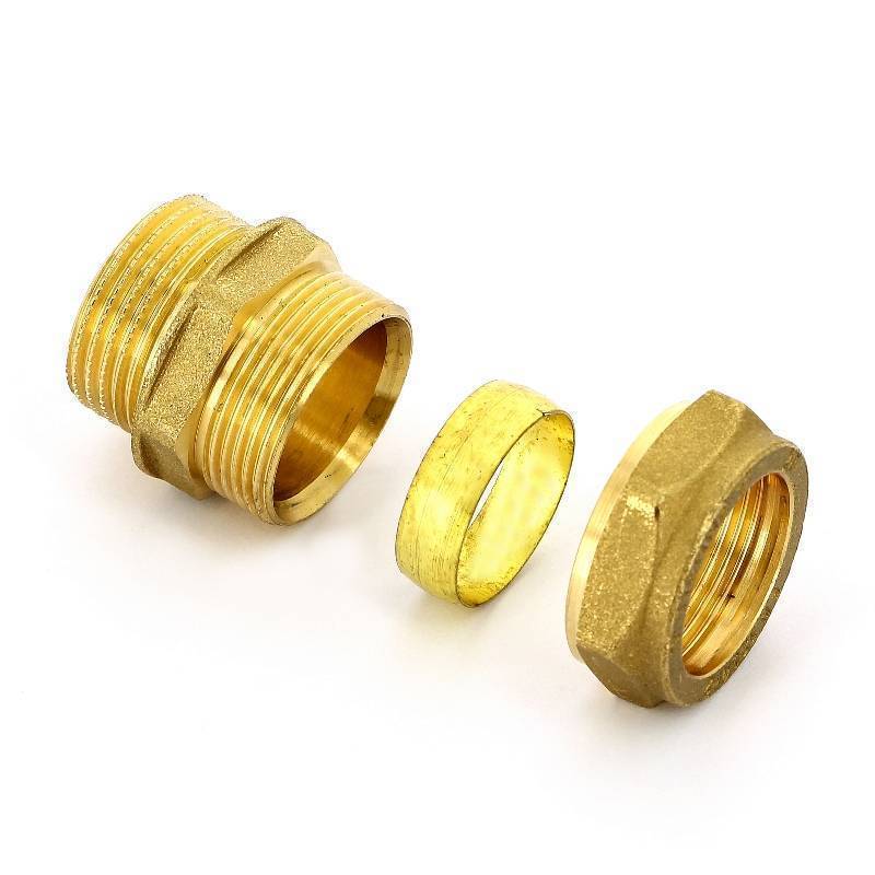 Муфта компрессионная Tiemme 1100 28х1 наружная резьба 1100008